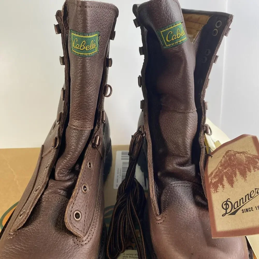 Danner Cabelas Boots Mens Size 12 Brown Leather 600G GTX Waterproof 57400X USA